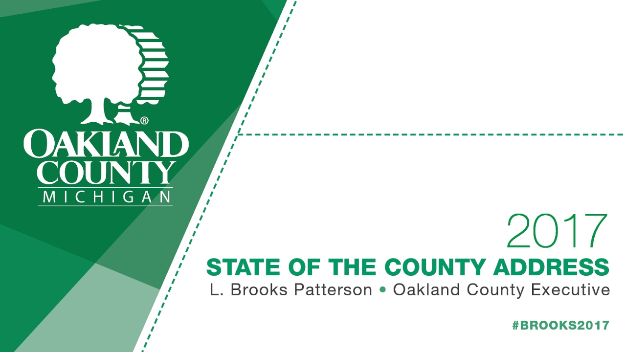 2017 Oakland County State of the County Address