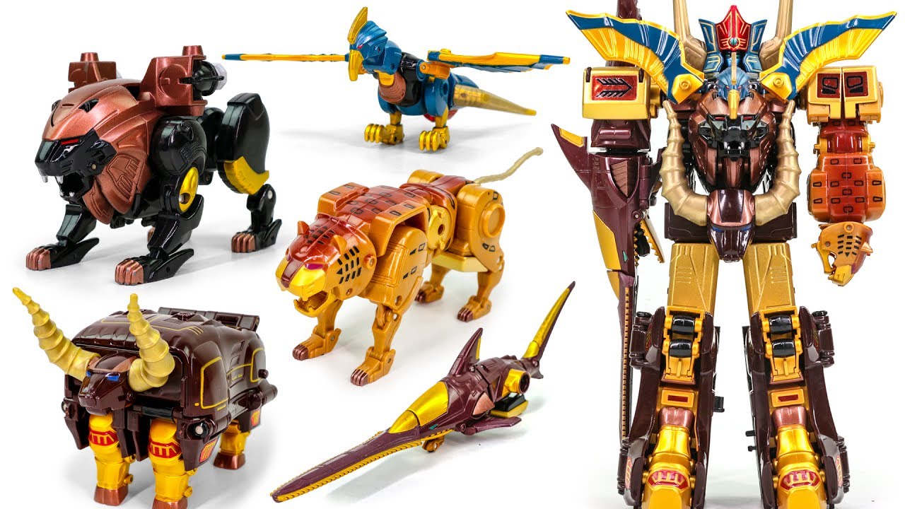 PowerRangers WildForce Animus MegaZord GaoRanger DX GaoGod JungleKaiser Union Beast Transformation