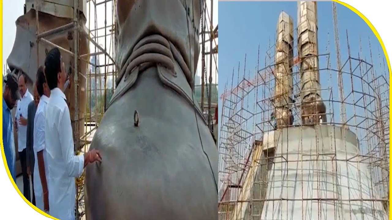 Telangana Ministers Inspects 125-ft-Tall B.R. Ambedkar Statue in Hyderabad | BBN NEWS