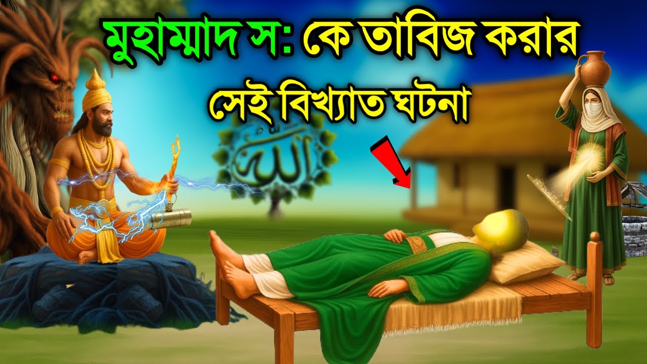 দয়ার নবীজির উপর তাবিজ করার সেই বিখ্যাত ঘটনা। ইসলামিক সত্য কাহিনী। মুহাম্মাদ স: এর জীবনী।