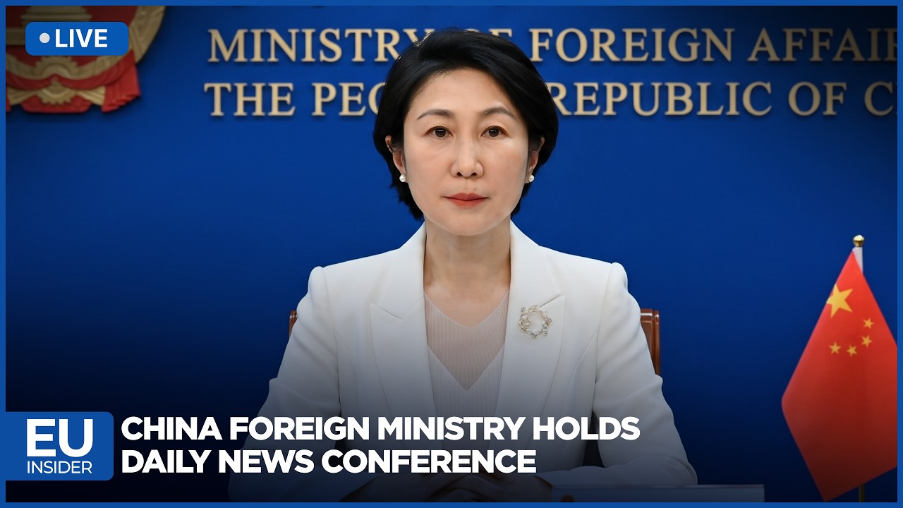 LIVE: China Foreign Ministry Briefing on Diplomacy and International Affairs | EU Insider |  AC113