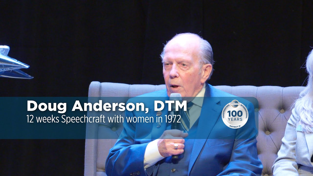 Doug Anderson, DTM - Women in Toastmasters