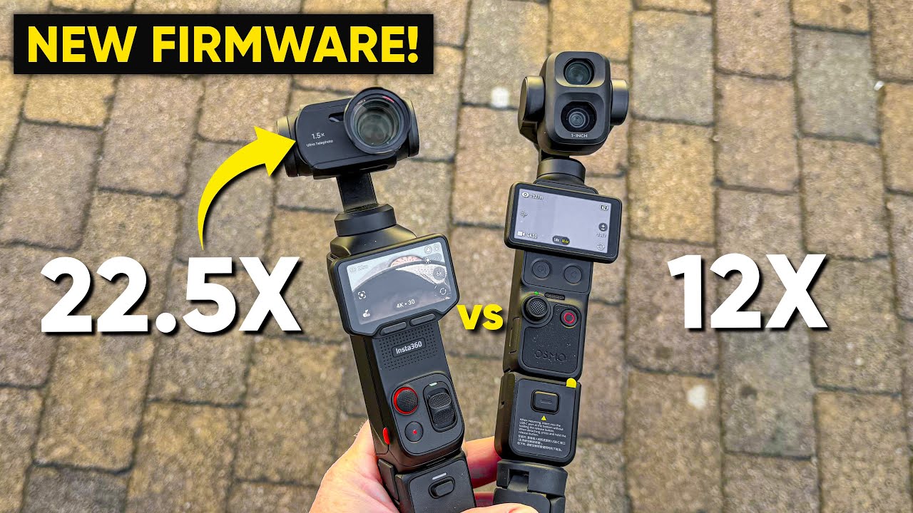 Insta360 Luna Ultra vs DJI Pocket 4P - HUGE FIRMWARE UPDATE Changes Everything!
