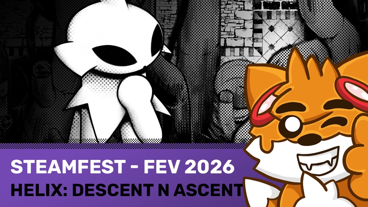 Helix: Descent N Ascent, entre noir et blanc | Les démos du Steamfest de février 2026 [VOD]