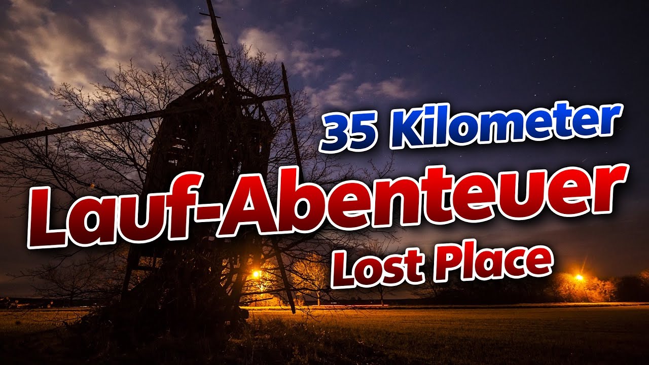 35 Km Lauf-Abenteuer &middot; Lost Place - Windm&uuml;hle