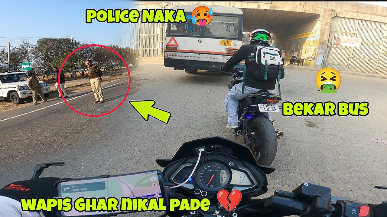 Nikal Pade Wapis Ghar Ko 😮‍💨 | Bus Wale Na Dimag Kharab Kar Diya | #viral #chandigarh 