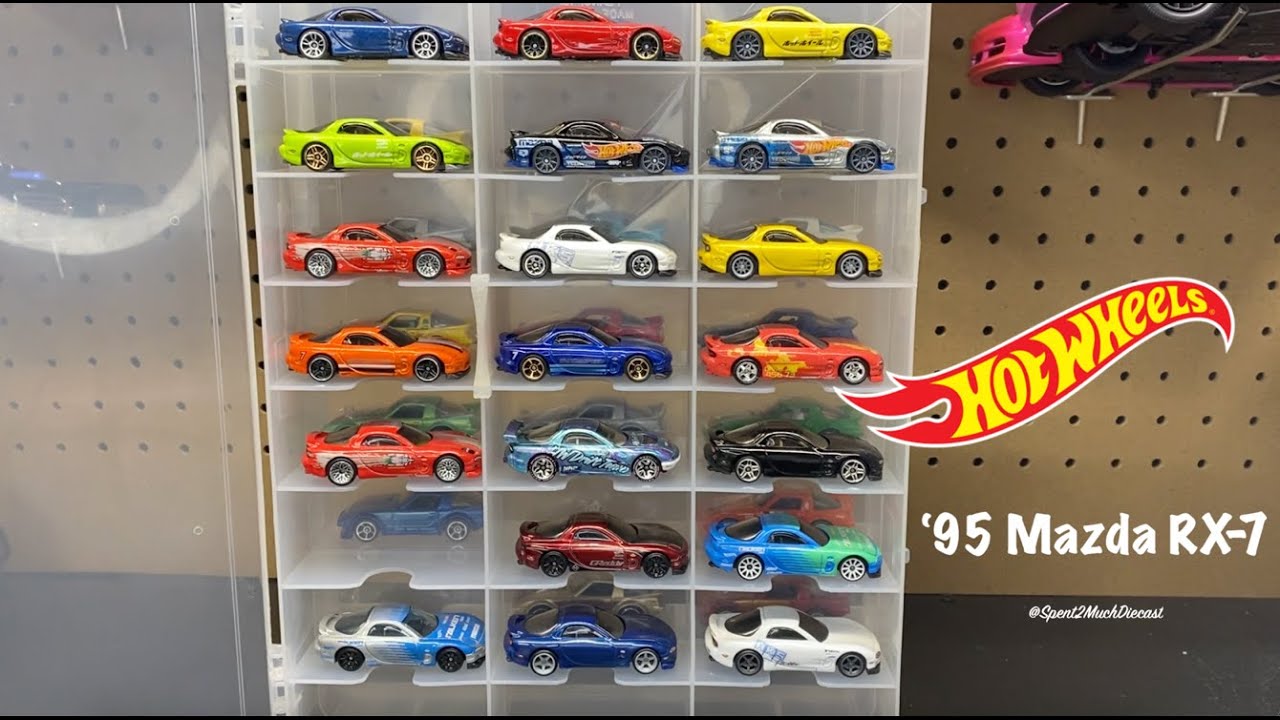 Полная коллекция Hot Wheels Mazda RX-7 | Распаковка литых моделей | Zamac | Суперохота за сокрови...