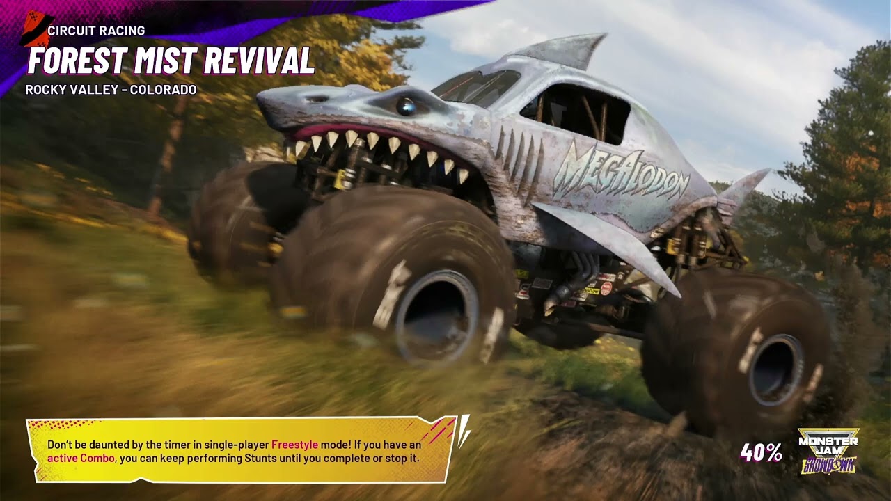 Monster Jam SHOWDOWN monster truck racing with Adventurous!