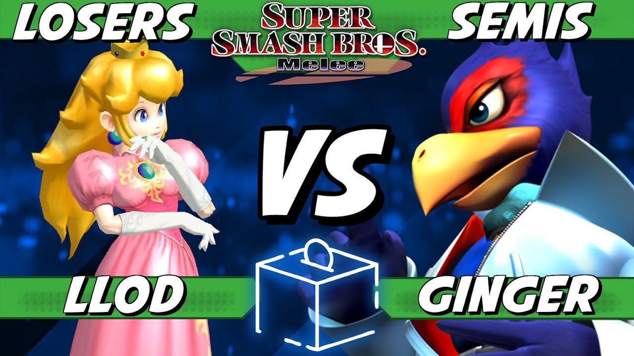 Coinbox 56 - Llod (Peach) vs Ginger (Falco) Losers Semis - Smash Melee