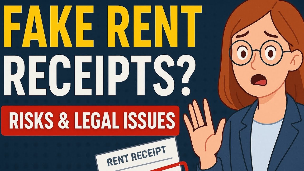 Fake Rent Receipts for HRA? | Income Tax Risks & Penalties Explained | Avoid These Mistakes!