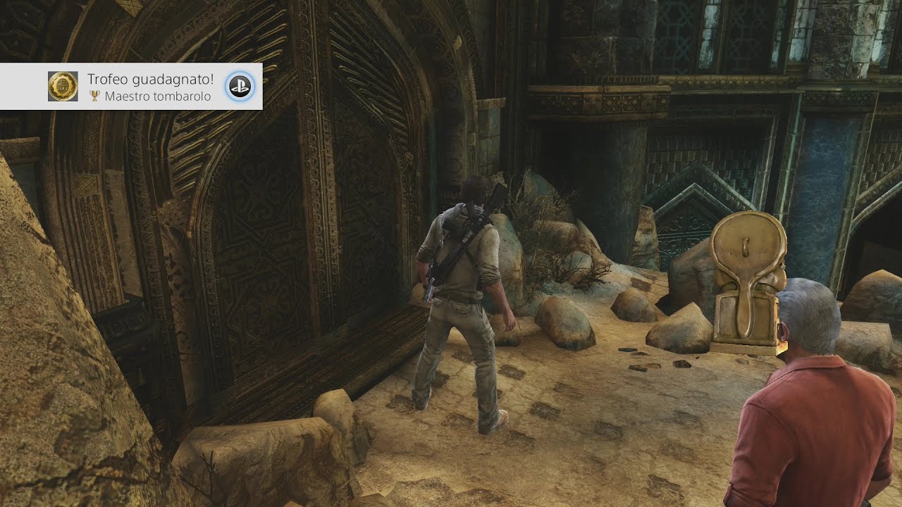 Uncharted 3 PS4 Trofeo 