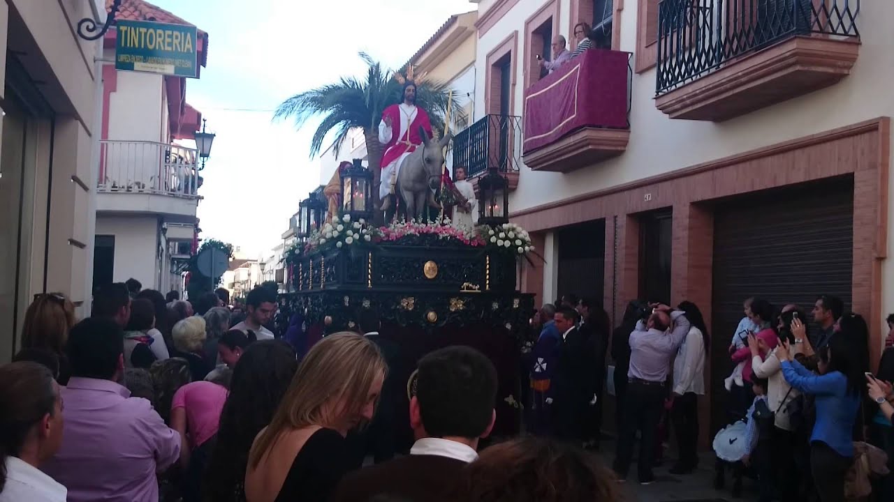La Burrita en c/ Arcos | Semana Santa Lepe 2015 | Domingo de Ramos