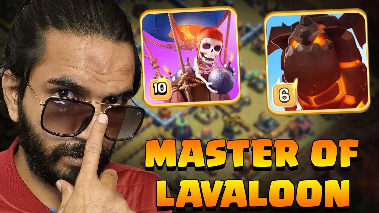 Master of lavaloon attacks clash of Clans