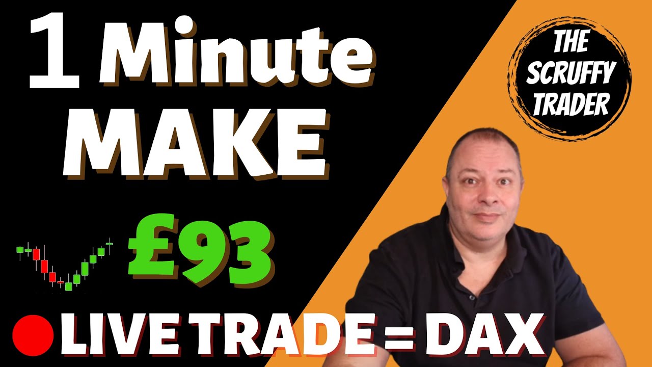 HOW TO SCALP DAY TRADE CHART = 🔴 DAX LIVE TRADE  💰💰