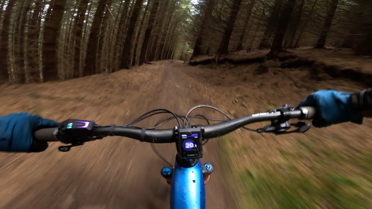Big day at Glentress on the cube stereo hybrid 160