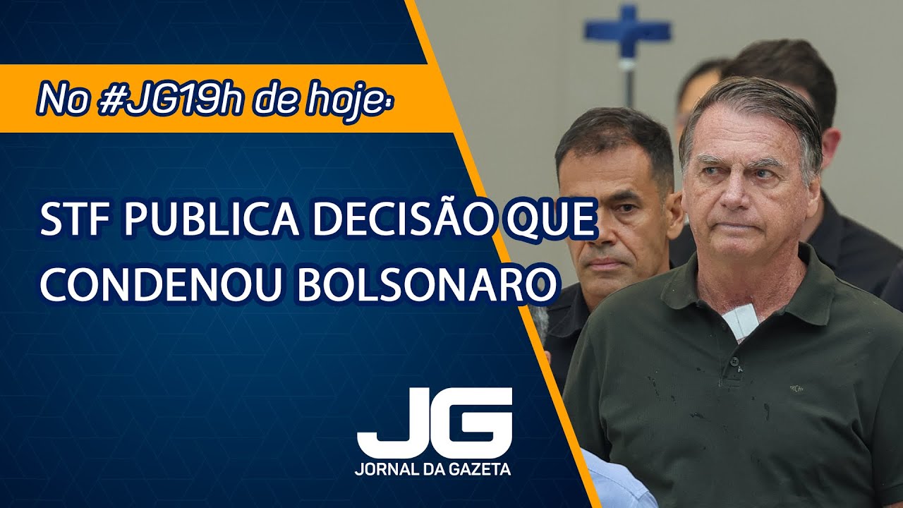 STF publica decis&atilde;o que condenou Bolsonaro&ndash; Jornal da Gazeta &ndash; 22/10/2025