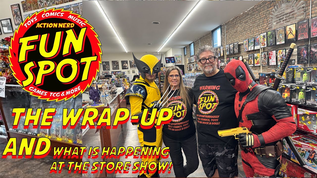 Let's talk about what is happening at the shop this week and the cool; new book  and WONDERMAN!