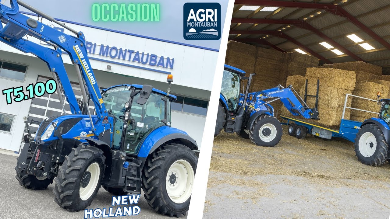 🚜 À vendre : New Holland T5.100 EC (2022) 🚜