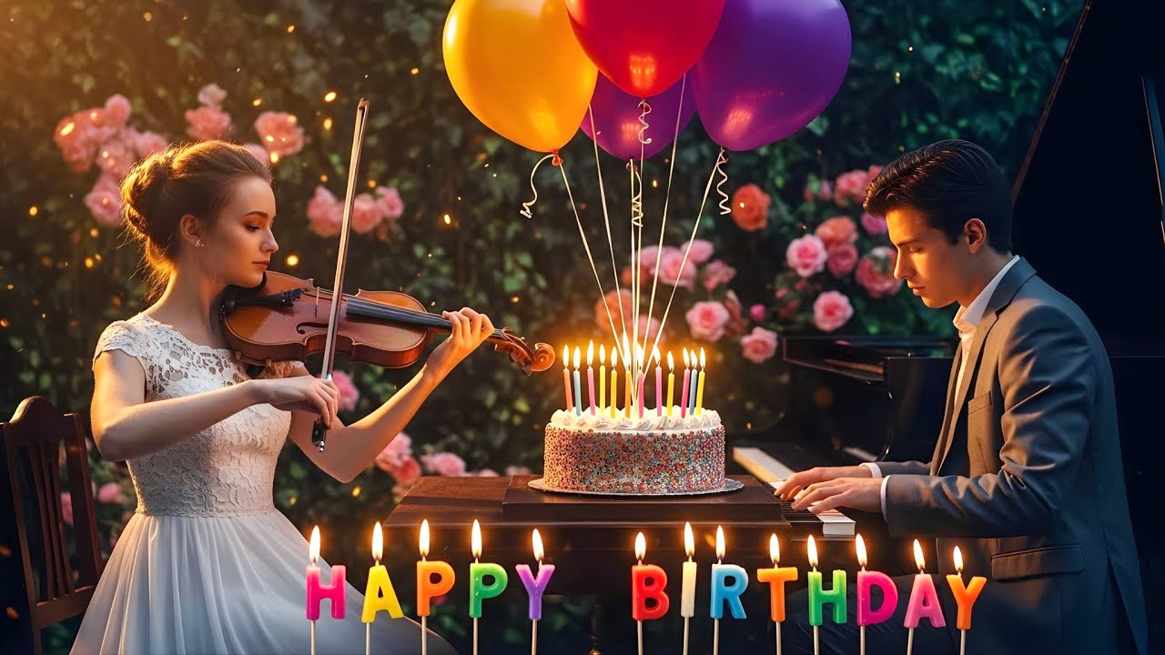 The ‘Happy Birthday to You’ melody – ideal for your party and your big day - Violon & Piano
