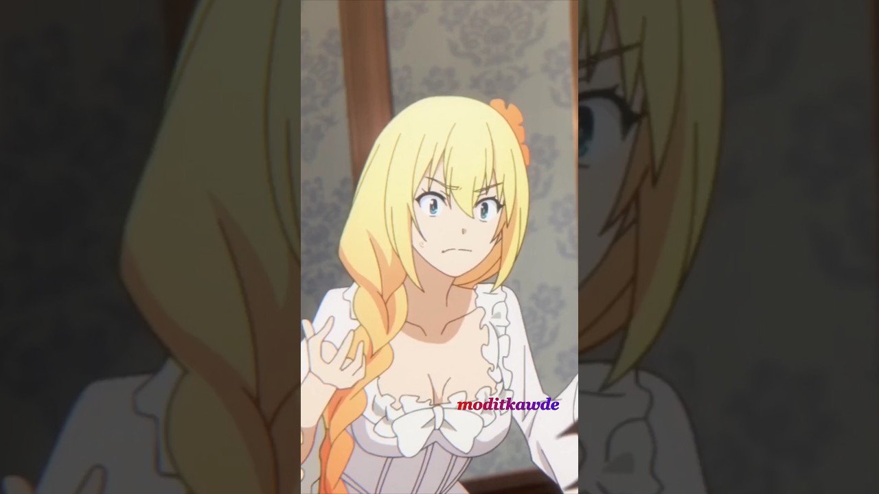 🤣 Kazuma's fantasy were Right. Konosuba 3. #animeshorts