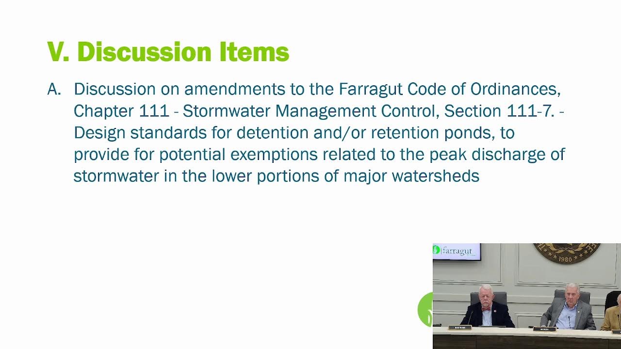 Farragut Planning Commission January 15th 2026