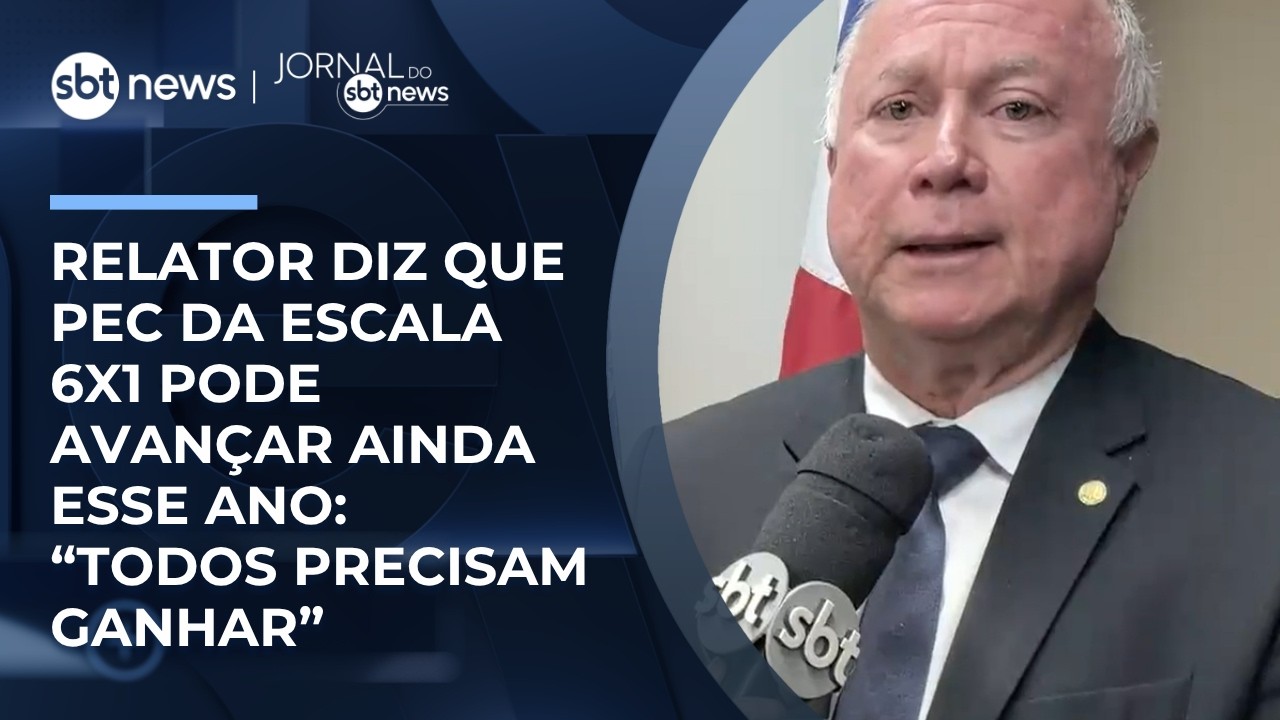 Relator diz que PEC da escala 6x1 pode avan&ccedil;ar: &ldquo;Todos precisam ganhar&rdquo; | #JornaldoSBTNews