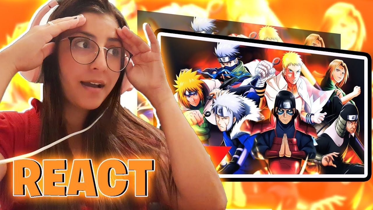 MINHA IRMÃ REAGINDO ao RAP DOS HOKAGES!!!!