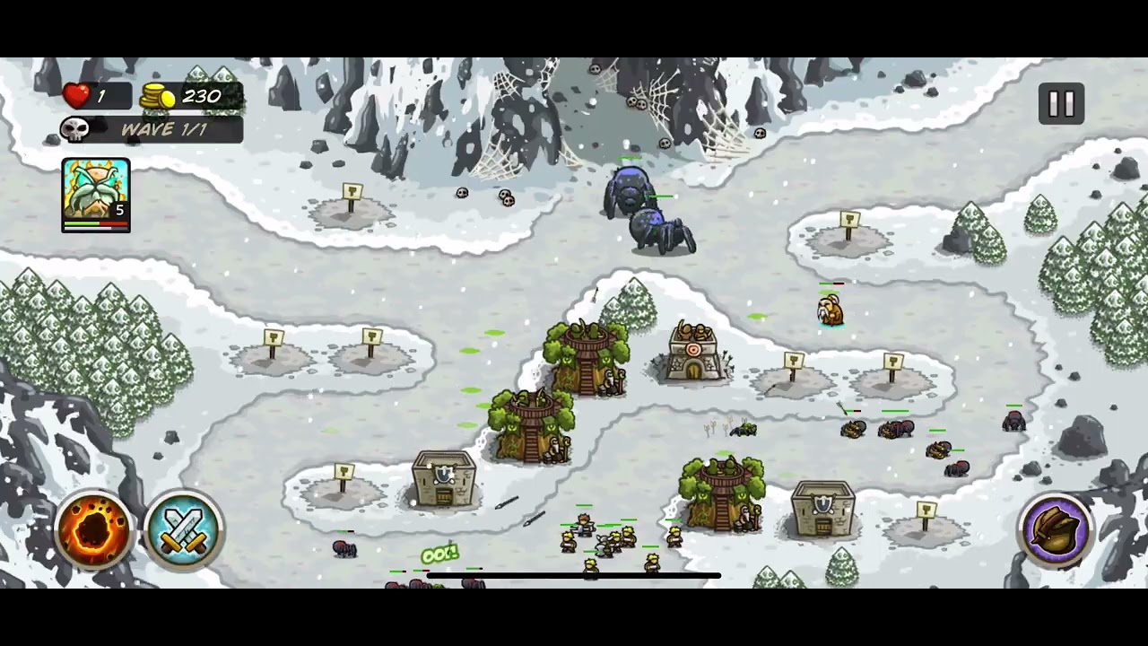 Sarelgaz’s Lair Iron Challenge | NO items | Kingdom Rush Veteran Difficulty Gameplay 48