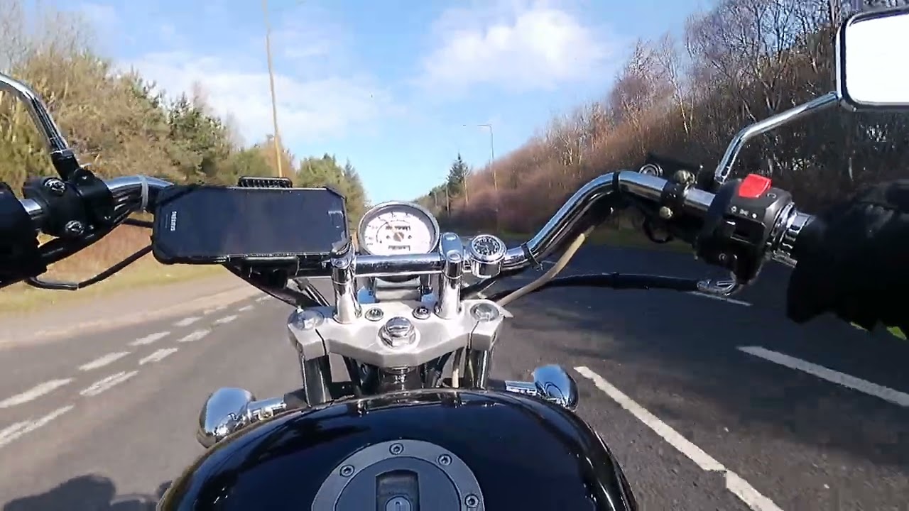 125cc AJS Regal Raptor Livingston to Crammond via Blackness, Abercorn, South Queensferry 2