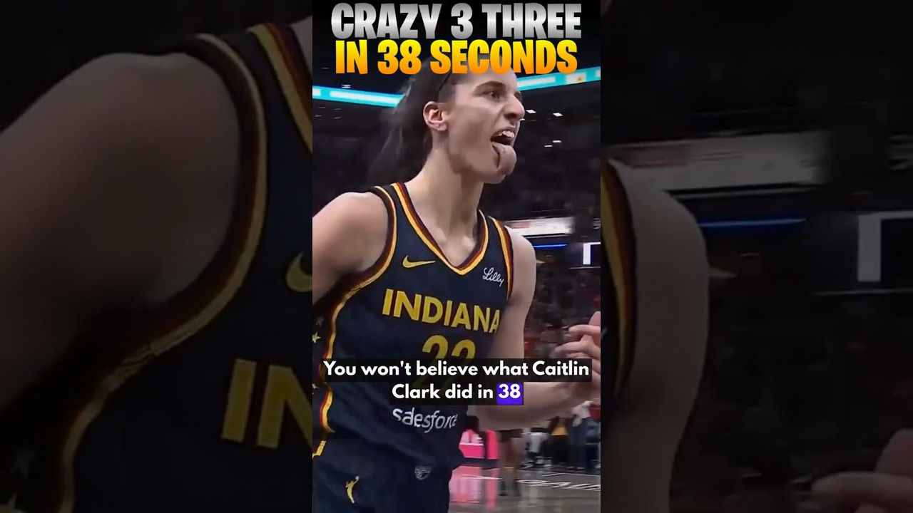 Caitlin Clark Drops 3 Threes in 38 Seconds vs New York in WNBA