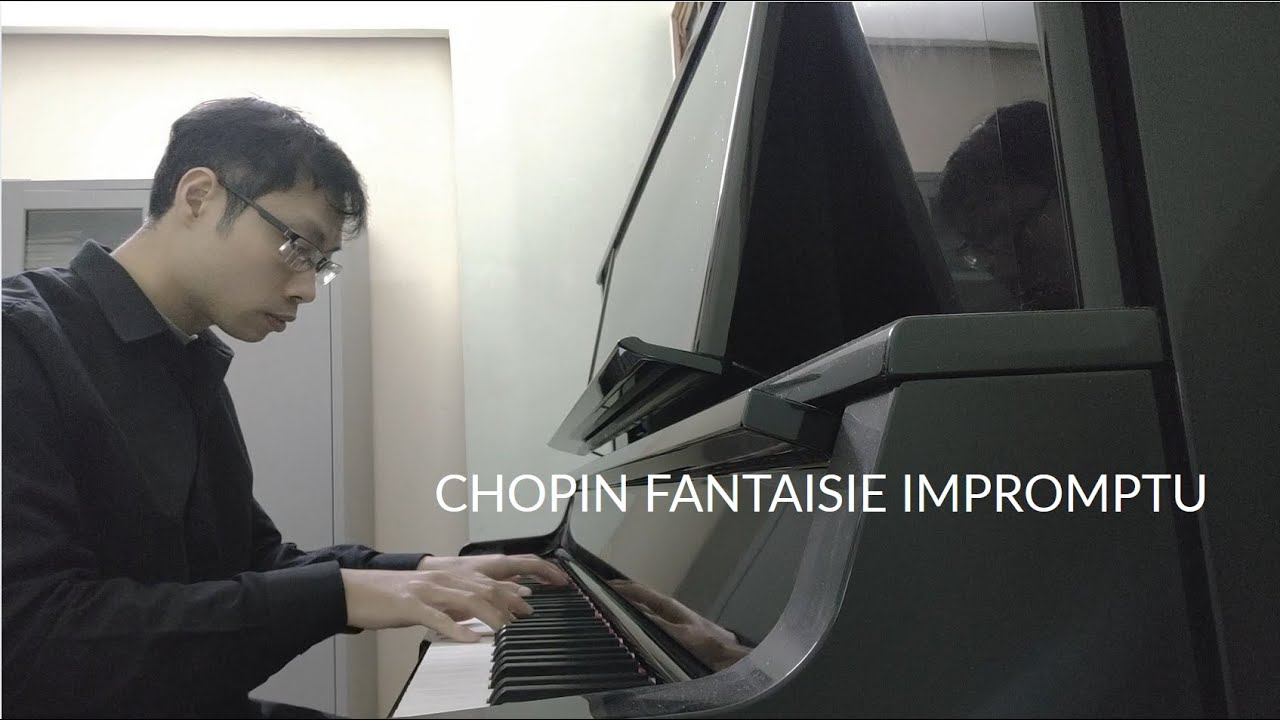 CHOPIN FANTAISIE IMPROMPTU IN C SHARP MINOR (slower tempo)