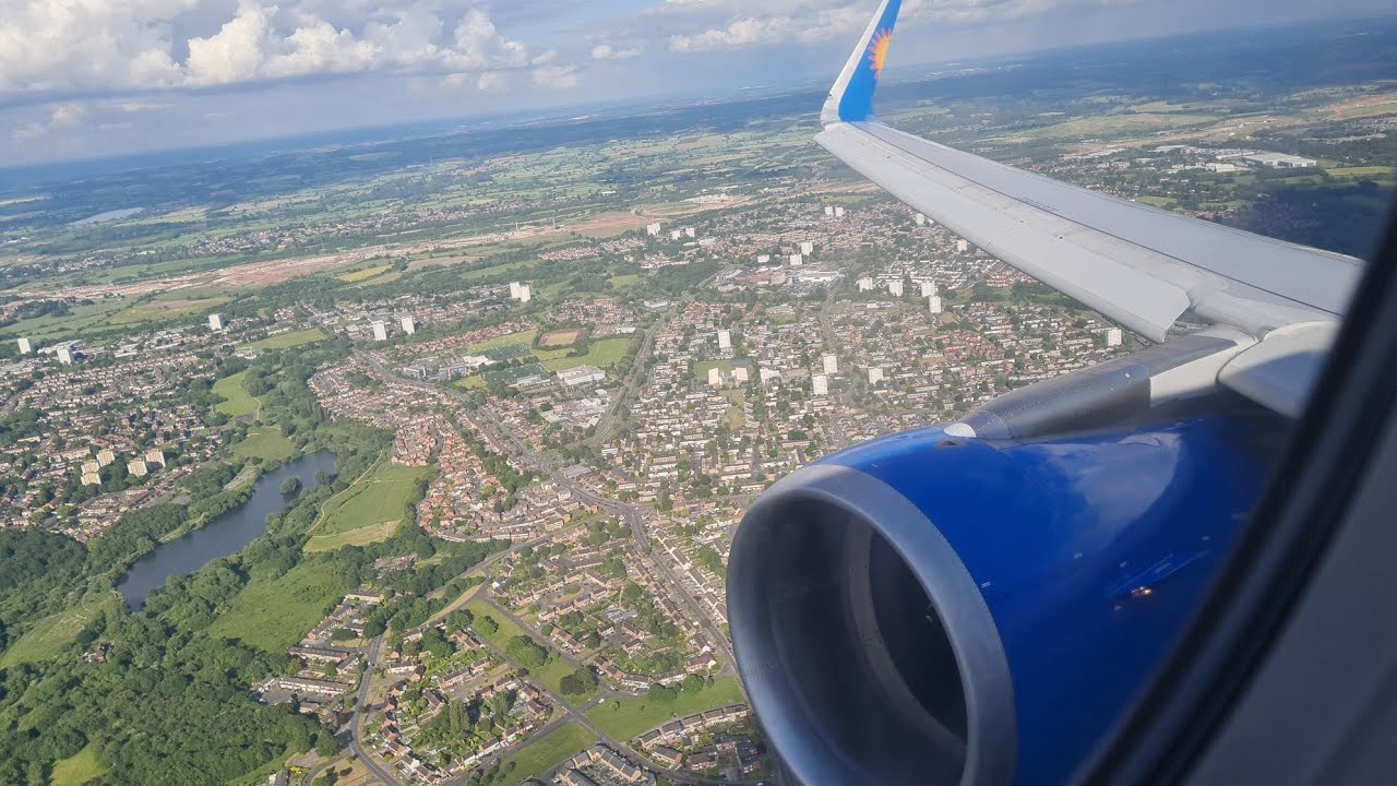 Jet2 A321 start-up + ENGINE ROAR takeoff from Birmingham + thrust drop | Strong changes in thrust