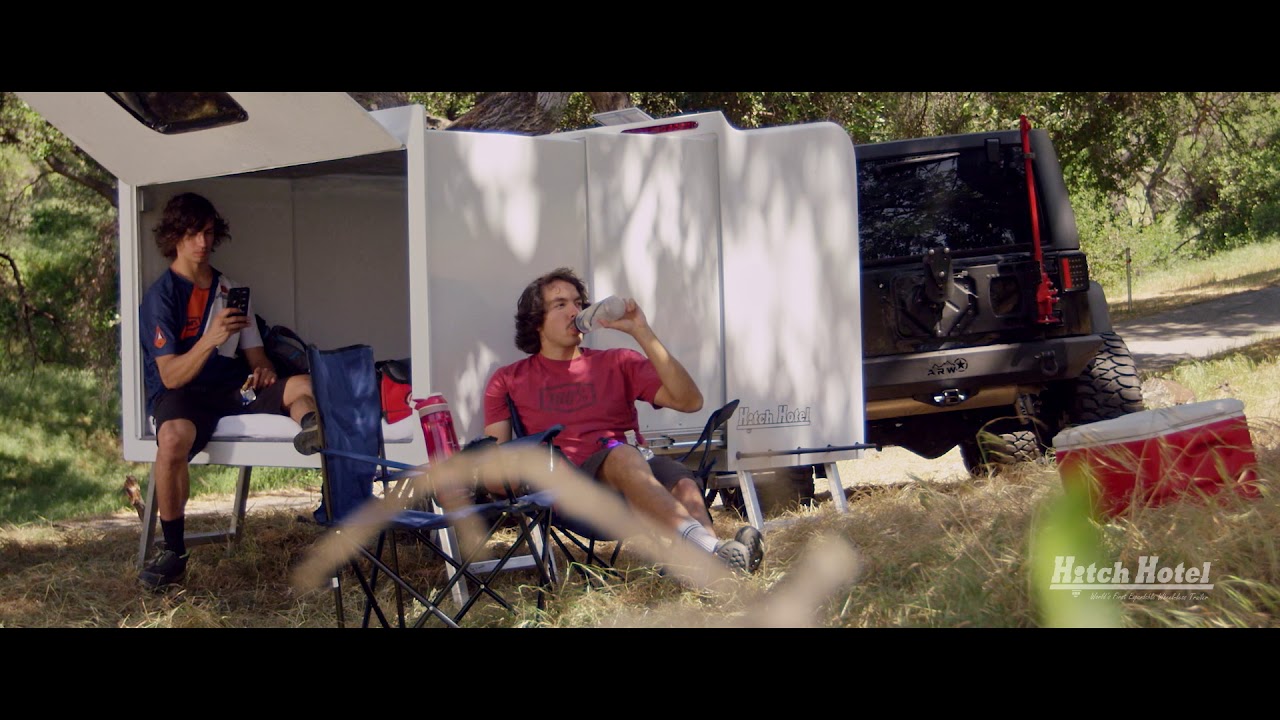 Hitch Hotel | The Expandable, Wheel-less Trailer