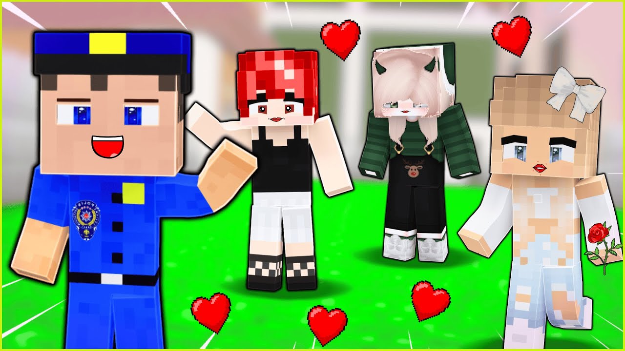 ŞEHİRDEKİ TÜM KIZLAR MECNUN'A AŞIK OLDU! 😍 - Minecraft