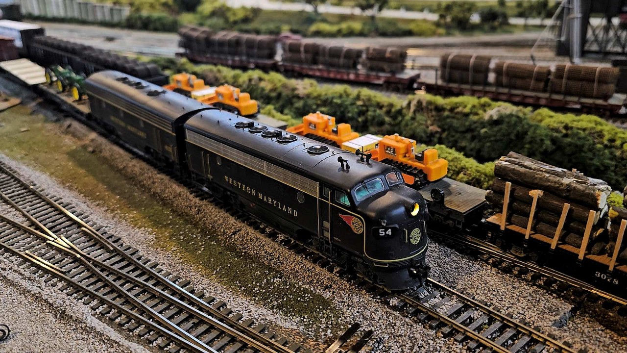 A Model Railroad Specifically Designed for Realistic Operations! Keith Albright's HO Layout!