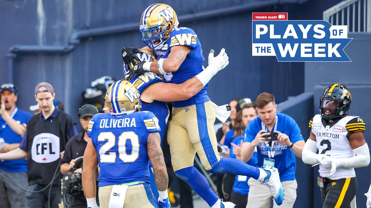 CFL Plays of the Week -  Week 1, 2023