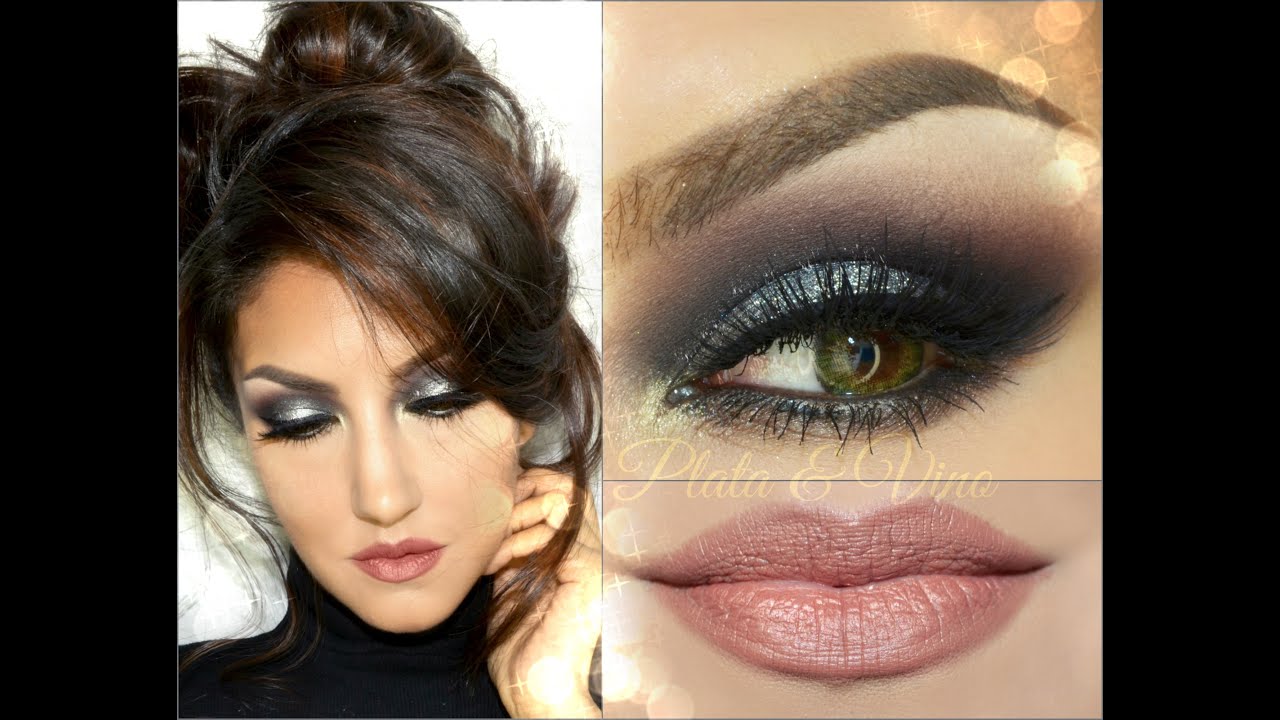 Look Plata y Vino +Perfilacion+PEINADO ( Burgundy & Silver +HAIR)