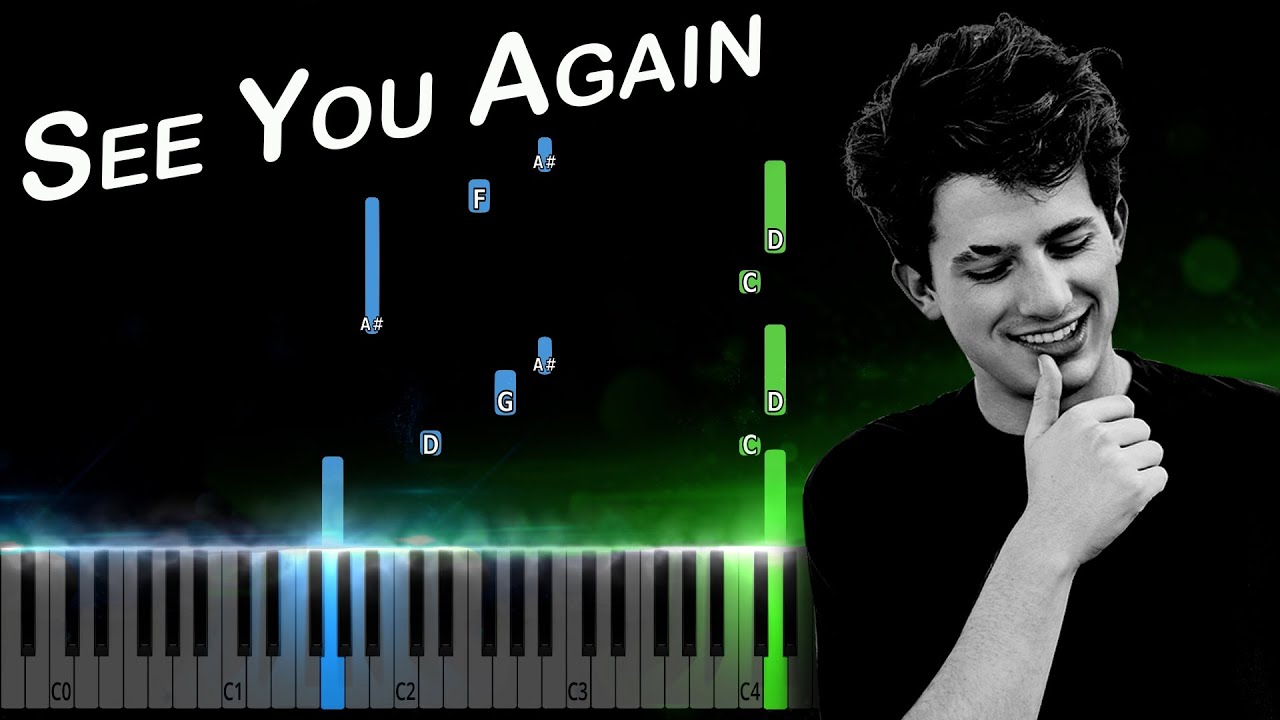 Wiz Khalifa - See You Again ft. Charlie Puth Piano Tutorial