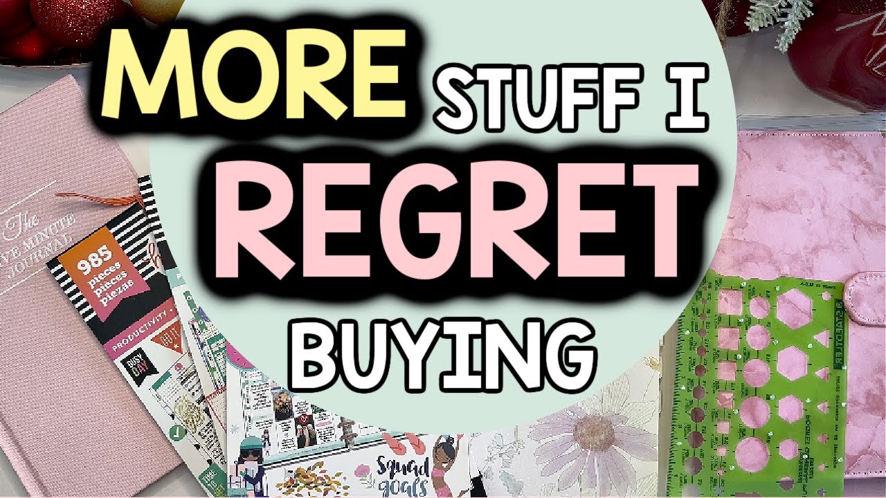 MORE PLANNER STUFF I REGRET BUYING | Save Money Buying Planner Supplies!