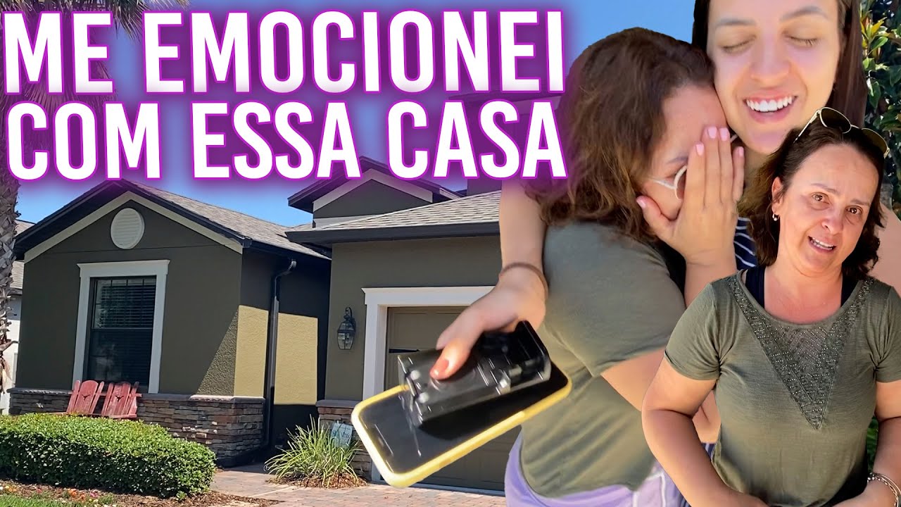 COMPRANDO NOSSA CASA NA FLORIDA- EU CHOREI DE EMOÇAO NESSA CASA!