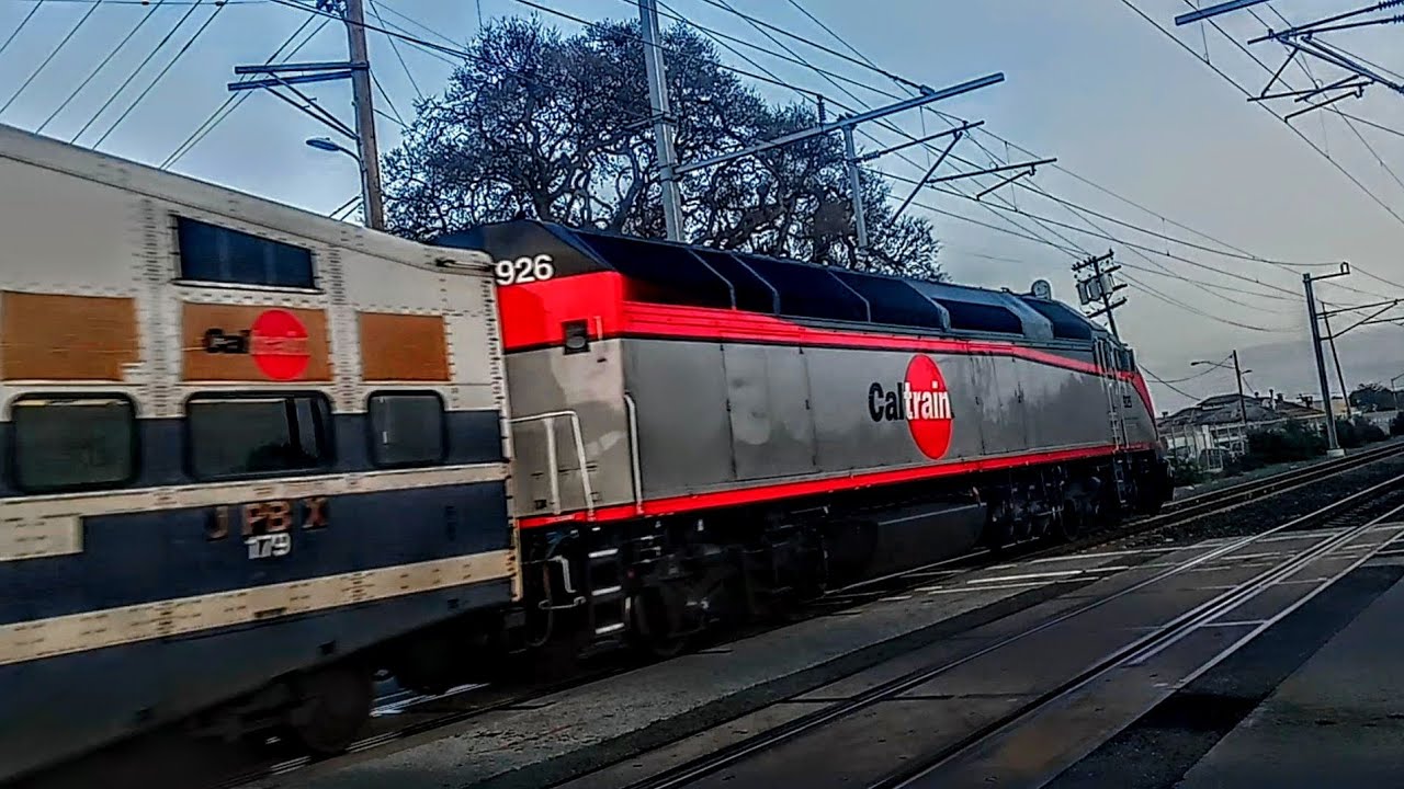 (360 sub sp) Railfanning At San Mateo station on March 12, 2024 FT: JPBX 924 and 926 and Etc.