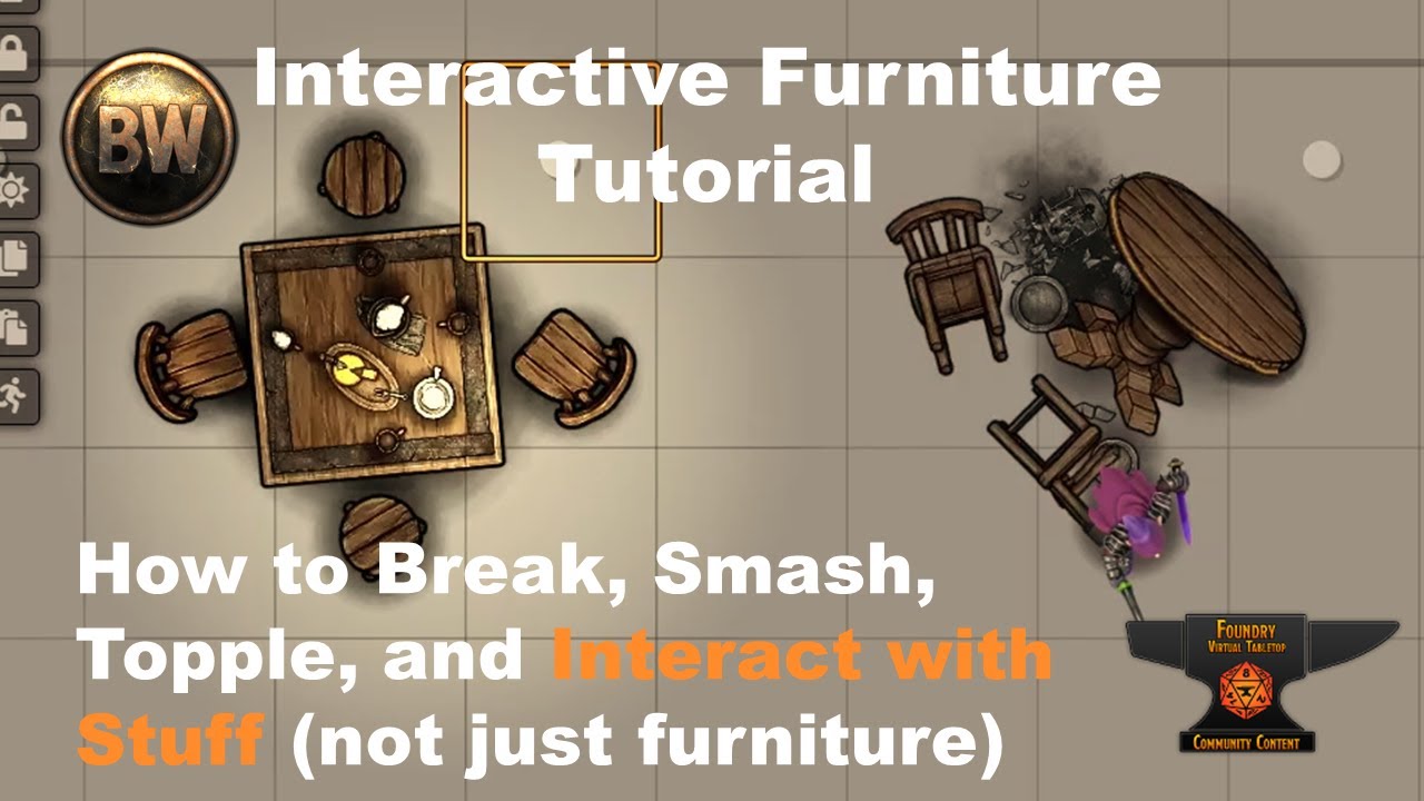 Automating Foundry Part 1: Interactive Prefabs Using Monk's Active Tiles, Tagger, and Token Attacher