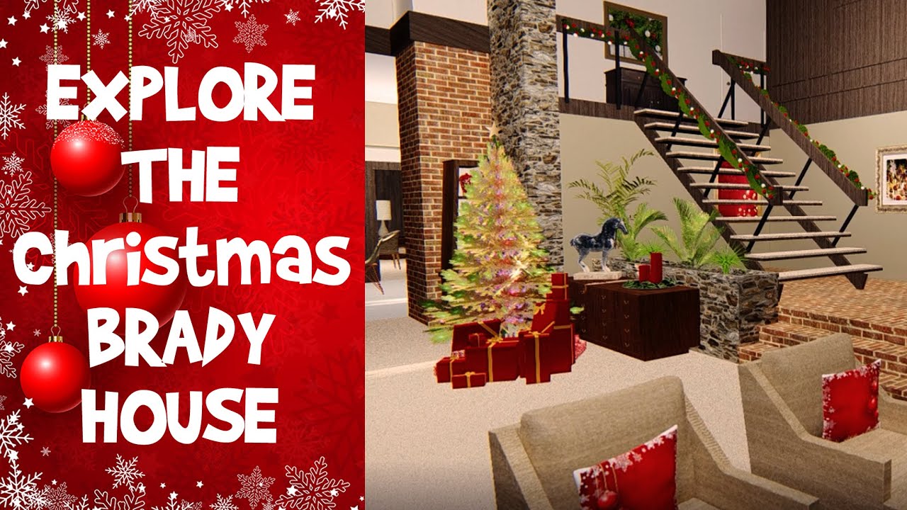 Christmas Brady Bunch House Tour: [CG Tour]
