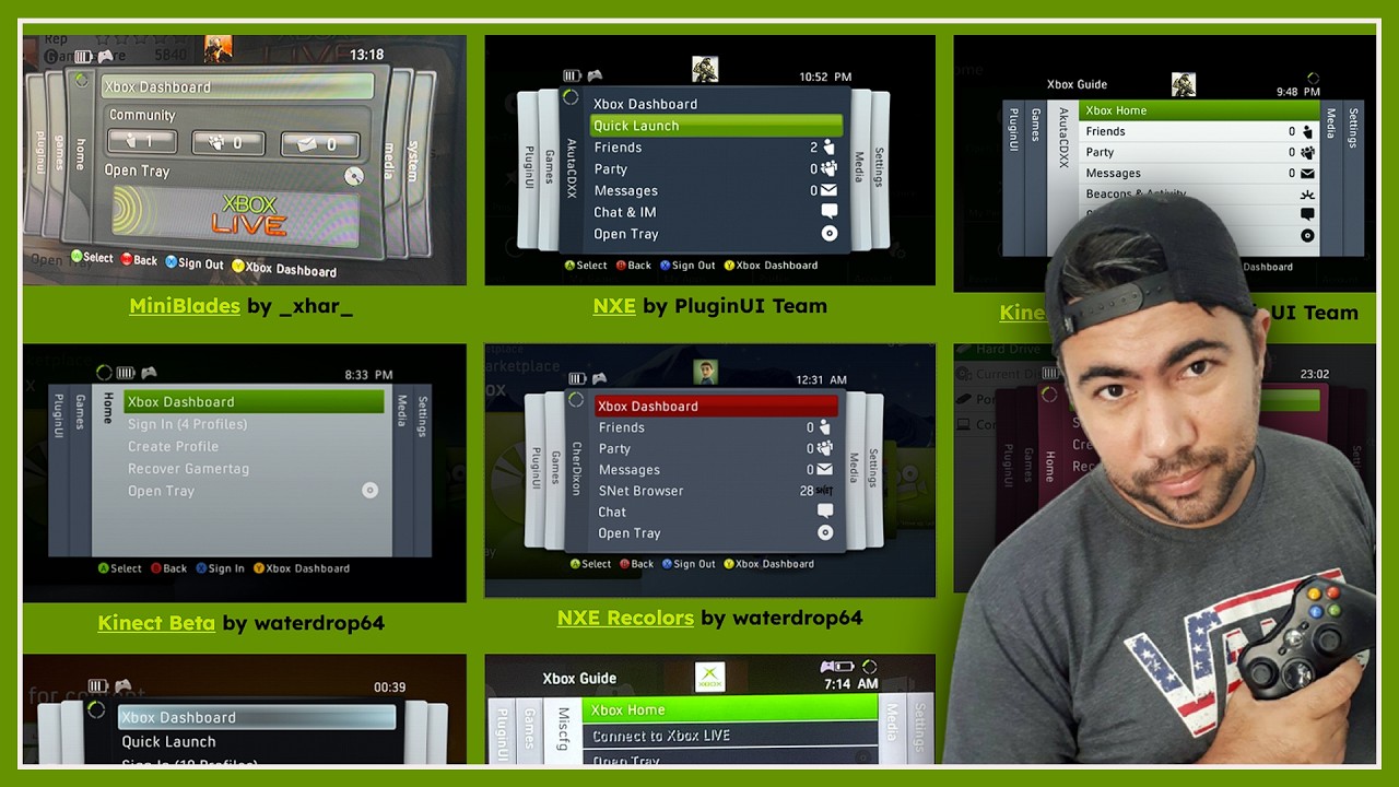Como Customizar o Painel do seu XBOX 360 RGH com os PluginsUI