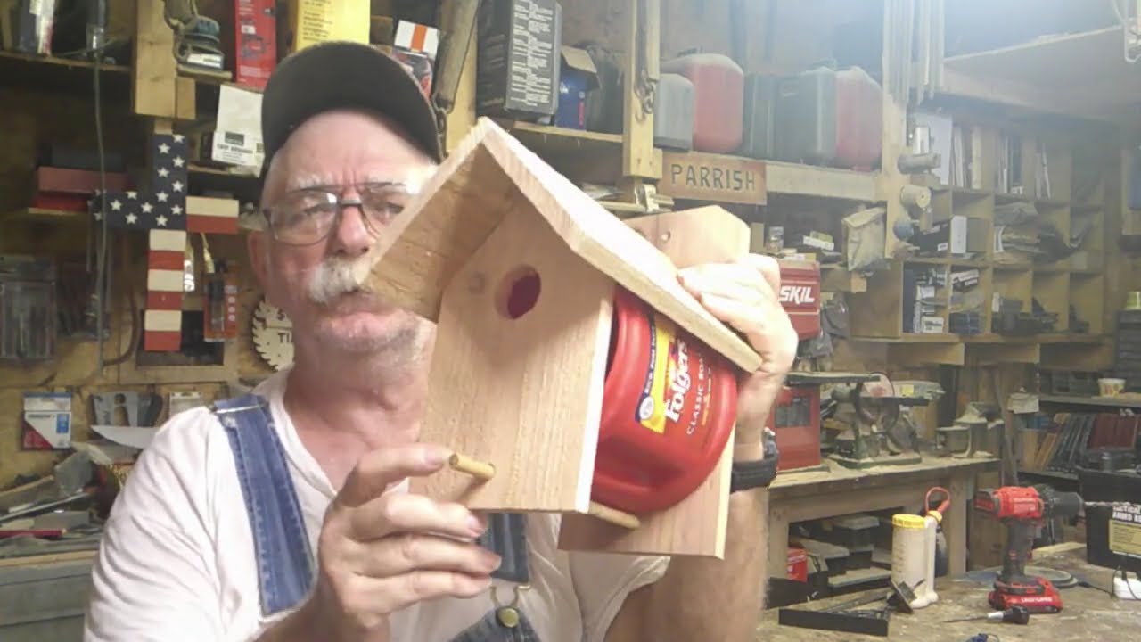 Coffee Can Bird House