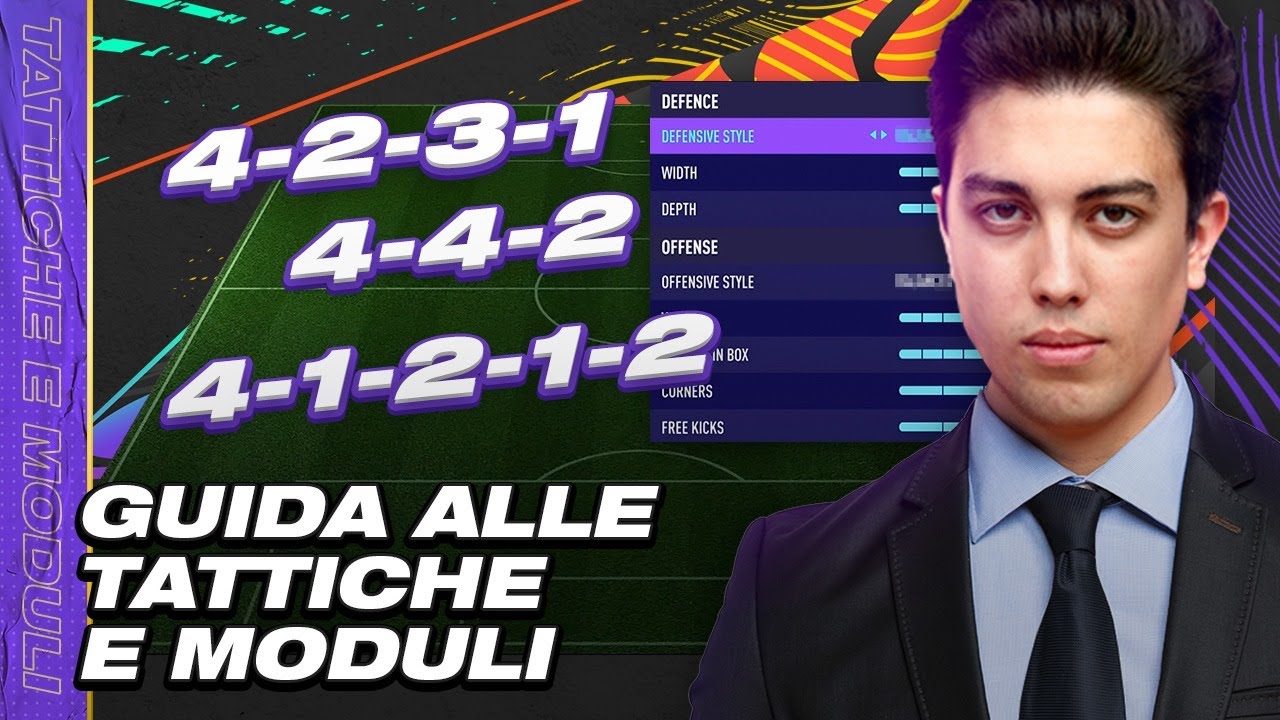 LE MIE TATTICHE E ISTRUZIONI DI FIFA 21 4-2-3-1, 4-4-2, 4-1-2-1-2