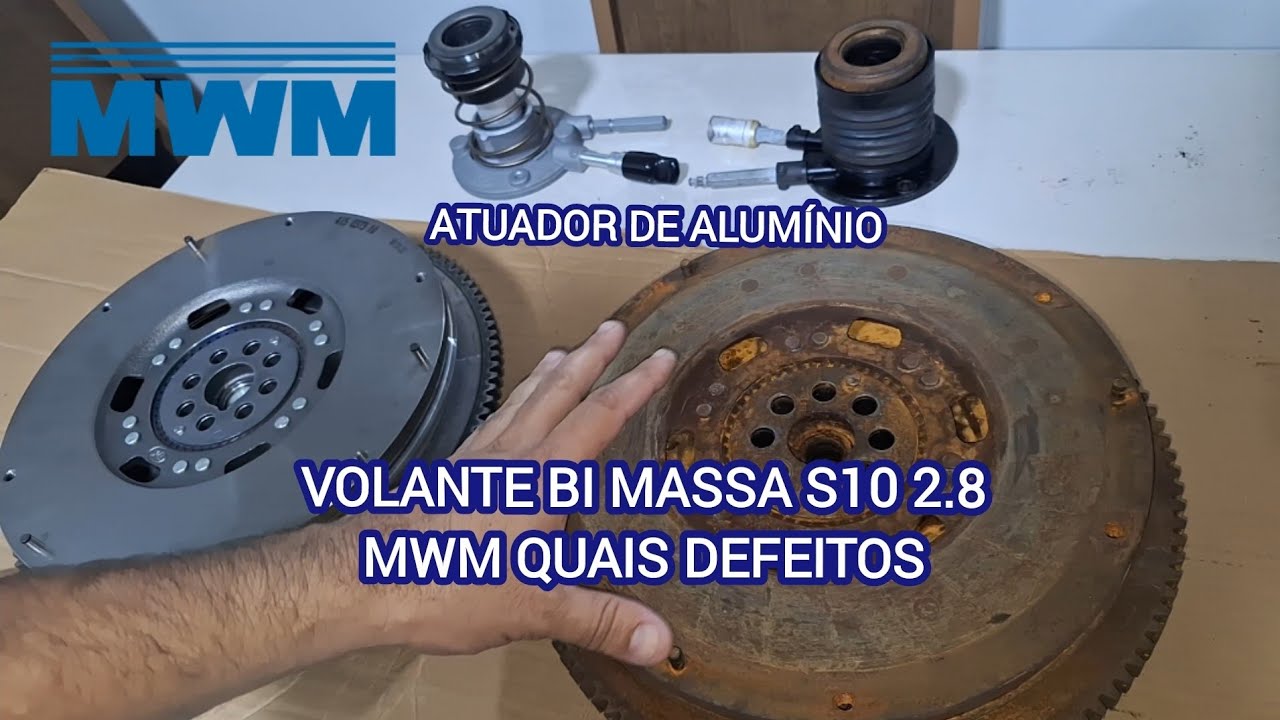 🔴VOLANTE BI MASSA S10 2.8 MWM.