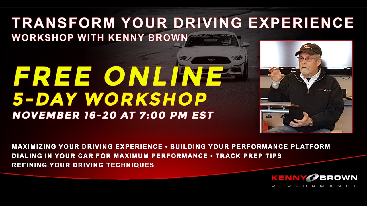 Transforming Your Driving Experience Workshop With Kenny Brown