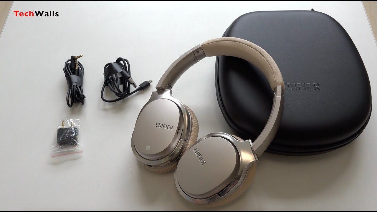 Edifier W860NB Active Noise-Canceling Over-Ear Bluetooth Headphones Unboxing