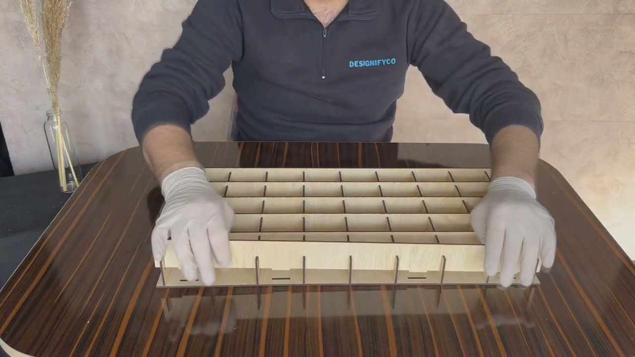 Assembly of NHL Mini Helmet 40 Capacity Display Case